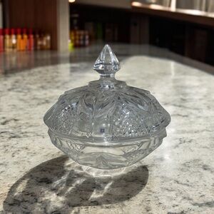 Luminarc Princier Crystalite Elegant Candy Dish Made in France NOB